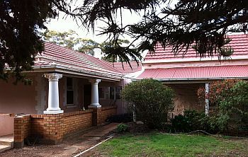 The 'New' House & Old Cottage ~ Click To Enlarge